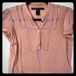 Marc Jacobs lace detail with waist tie and buttons